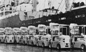 Comienzan las operaciones de exportación, que se expandieron enormemente durante la década de 1960.