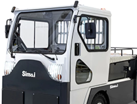 Tractor de arrastre Simai te501_fully-enclosed-cabin-option