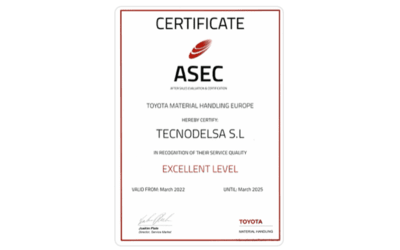 Tecnodelsa vuelve a recibir la certificación ASEC